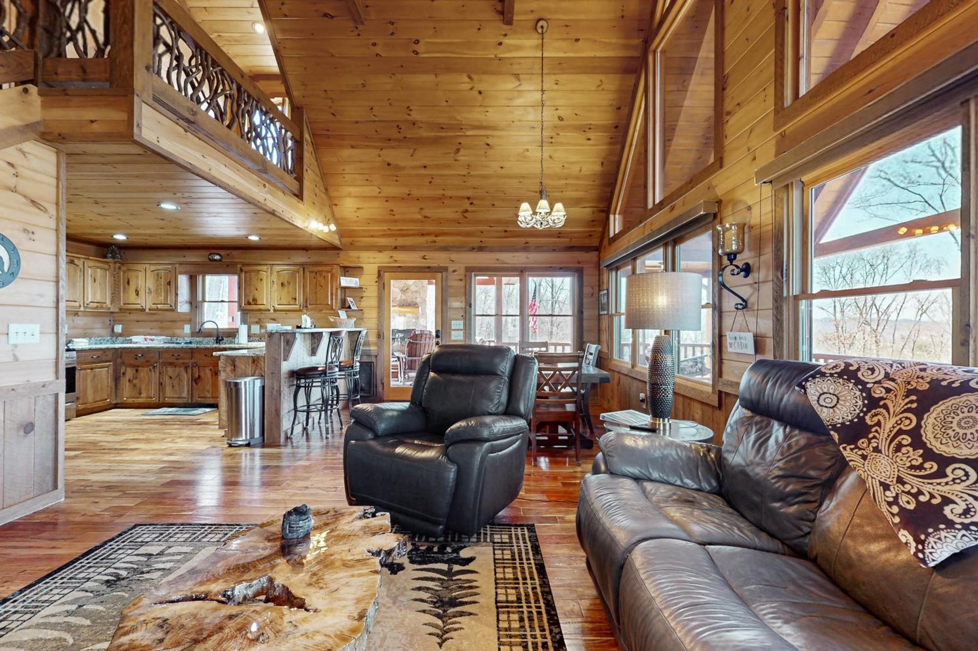 Bougie Bear Cabin Morganton Eksteriør bilde