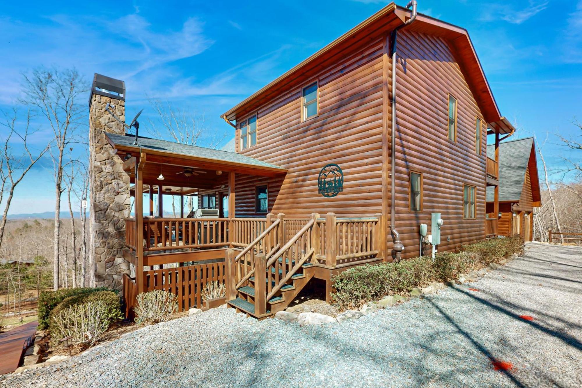 Bougie Bear Cabin Morganton Eksteriør bilde
