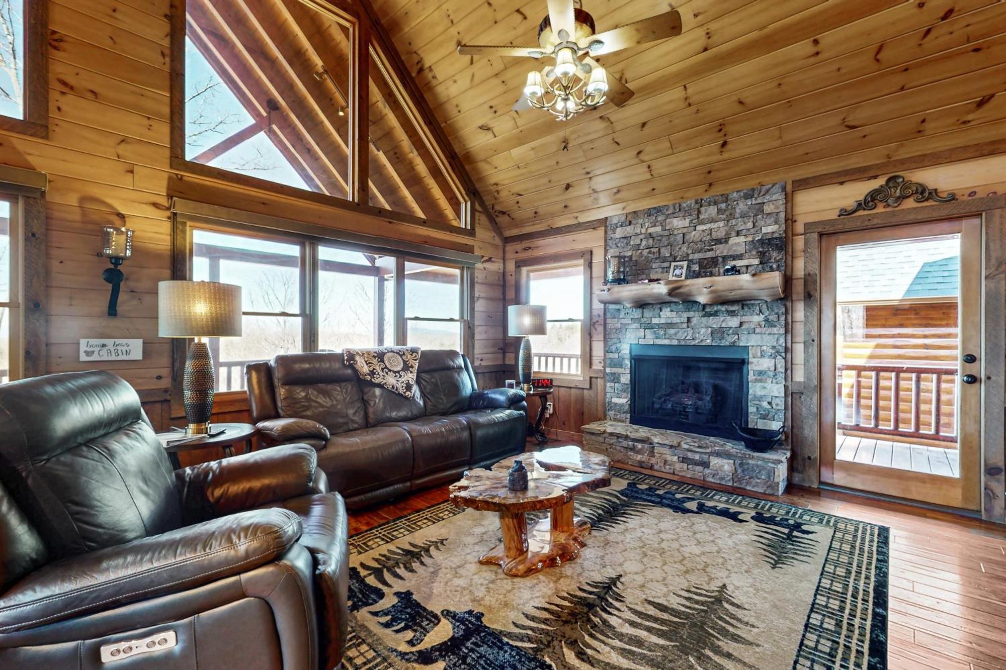 Bougie Bear Cabin Morganton Eksteriør bilde