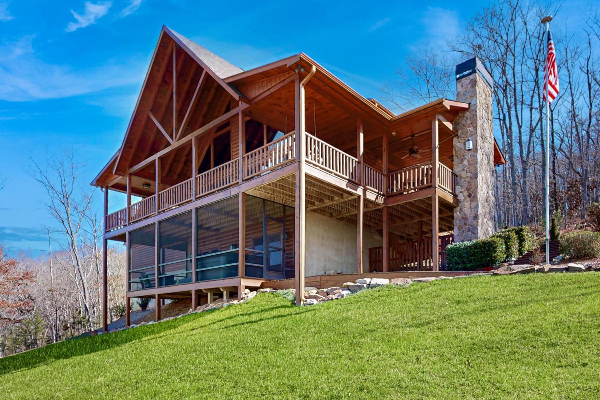 Bougie Bear Cabin Morganton Eksteriør bilde