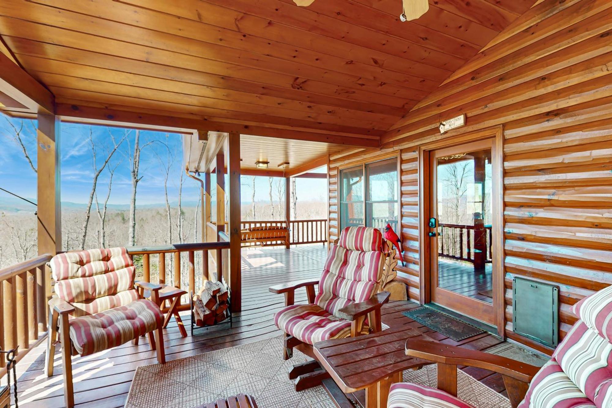 Bougie Bear Cabin Morganton Eksteriør bilde